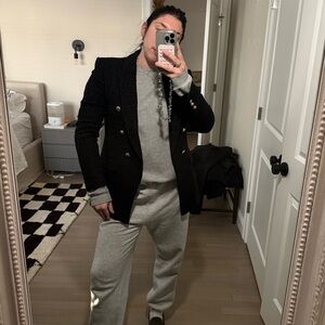 Fitted boucle blazer